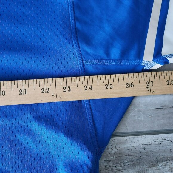 Nike Lab Top Womens L Collection Tee Hyper Cobalt Blue Crop Top V Neck Pullover - Picture 12 of 14